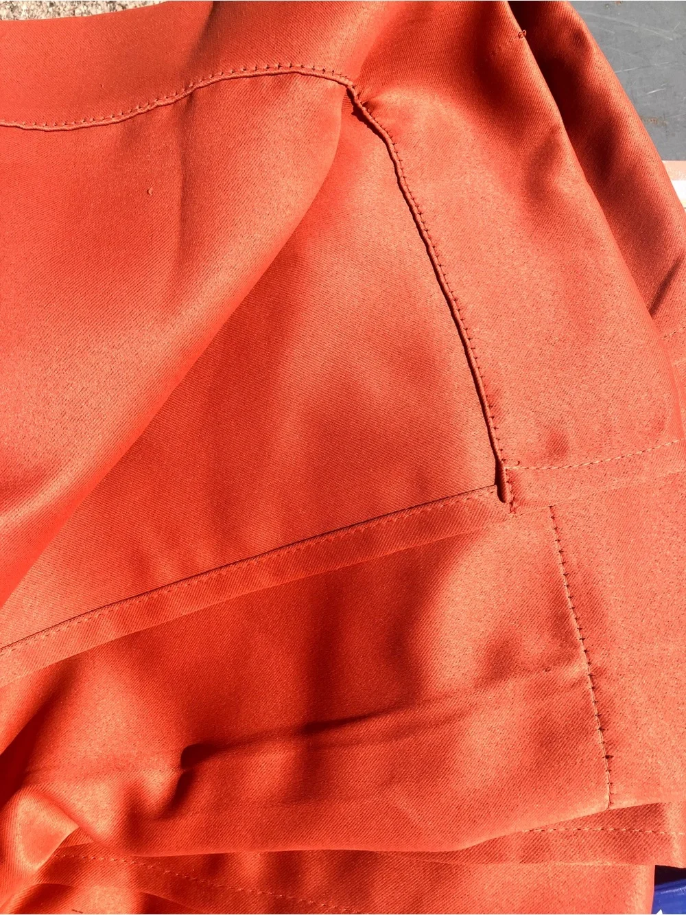 Orange Window Curtain 2 Panels